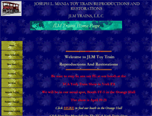 Tablet Screenshot of jlmtrains.com